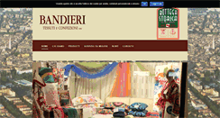 Desktop Screenshot of bandieritessuti.com