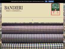 Tablet Screenshot of bandieritessuti.com